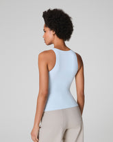 SPANXsmoothâ„¢ Jersey High Neck Tank | Sky